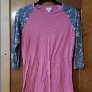 Lularoe randy baseball tee